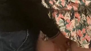Finger Screwing Wench mother I'd like to fuck in Subway