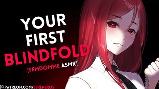 Subby's 1st blindfold [LUSTFUL 3DIO ASMR] [EAR LICKING] [ORAL]