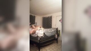 Caught sexually excited roommate fingering her cunt so I hopped in couch with her and eat her cunt and bang her
