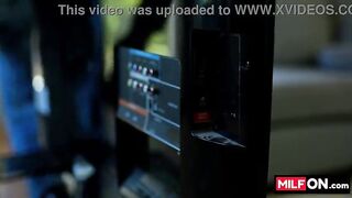 MILFON.com presents: Dee Williams & Axel Haze gets banged in Cable Man Plugs The mother I'd like to fuck