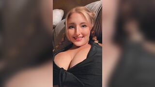 Large tit blond