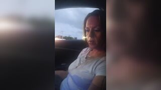 mother I'd like to fuck smokin' cigarettes during the time that in passenger seat in vehicle