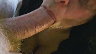 « Mon mari regarde tout... » : Orgasme intensive et il JOUIT dans ma BOUCHE (Fan)