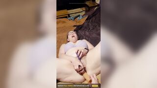 Taking 2 Large Dongs in My Cunt!