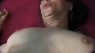 See granny on her knees sucking a knob and getting screwed