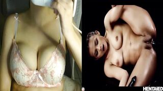Double Anal , Destroyed by Monster Shlong and filled up with Cum- Porn React