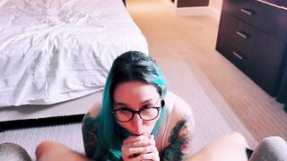 ElizabethHunny Breasty Tit Jack off & POV Fellatio - Mark Knite