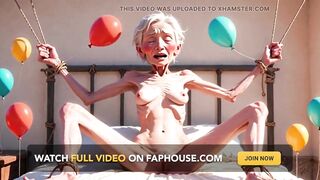 Aged Serf Fastened & Begging - Wishes Vagina Filled with Sexy Cum