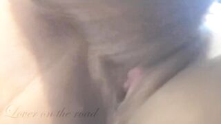 Vehement Amateur Muff diving licking mother I'd like to fuck twat for 10 minutes and two orgasms - Lover on the road