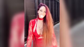 Artemisia Love Blowing Bubbles Outdoor Hot Outfit Lengthy Hair Fetish