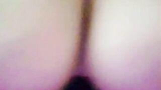 Natural bouncing large breasts