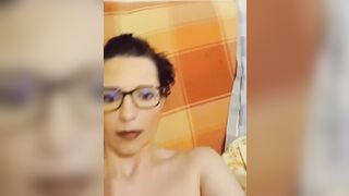 labellerose03 rubs sexy booty with massive tits