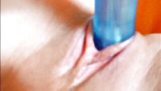 blue sex-toy in sexy mother i'd like to fuck twat