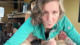 Wife likes sucking shlong