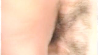 mother I'd like to fuck groans as a massive wang thrusts her curly snatch to a jizz flow