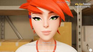 Storage Room Meeting: Siera's Taut Leggings Thighjob - Mansion Days - Part 4 - Brim - by Porn Game 4u