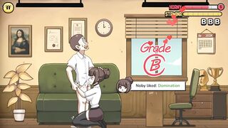 Anime Game - Problematic Student - Detention LVL 1 - - Erotic Teacher
