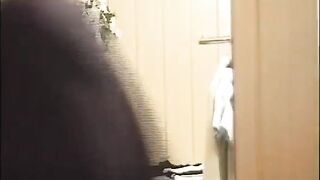 Fat German Lady Tries Her Suit and Shows It to U