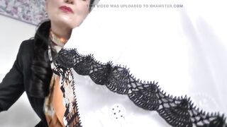 Sniffing Lace Handkerchiefs and Sexy Jerking off Games, Part 1: Lady Victoria Valente