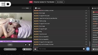 REAL MIDGET has sex on WEB CAMERA DISROBE CHAT Black mother I'd like to fuck