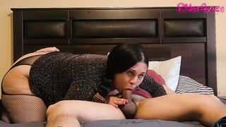 Stepson looking at stepmom's Pornhub profile