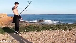 #84 PUBLIC SEX ON THE ROCKS CUCKOLD