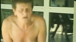 Shaggy granny gets anally banged