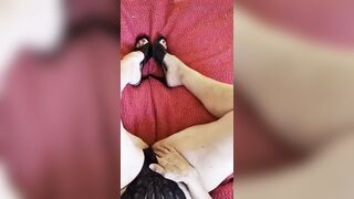 Stepmother Ann Plays with Her Clitoris and Cums Large Time!