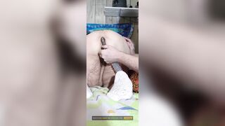 Widen That Booty Slut I'm Putting a Toy in the Back Making Me Hard and Full in My Ball Sack