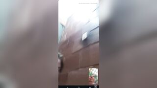Older 47-year-old daring makes movie scene call to her stepson and masturbates in front of the camera (second part)