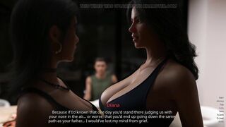 Hard Lessons 1 - Stepmom Flashes Her Large Melons at Me During the Dinner Then Stepsister Jerks Me off Beneath the Table
