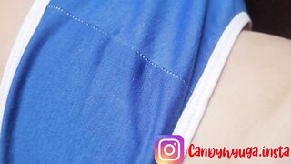 My stepsister gets stuck on the bed and I bang her cuz that babe has a massive booty and in the end this babe asks me to come inside IG: Candyhyuga.Insta