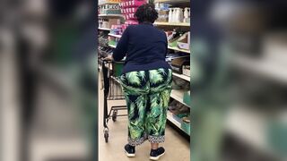 Short Granny with Massive Butt
