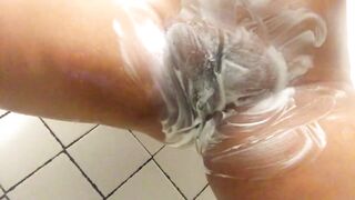 big beautiful woman mother I'd like to fuck Shave Large Curly Pussy in Washroom Befor Lover Visit !shaving Fetish!