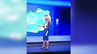 Older Weather Lady bizarre hawt