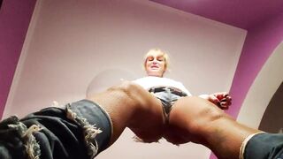 SADOMASOCHISM game with my sissy boy  , cum eating instruction