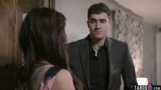 Aged mother I'd like to fuck Syren Demer screws youthful barista chap on a coffee date